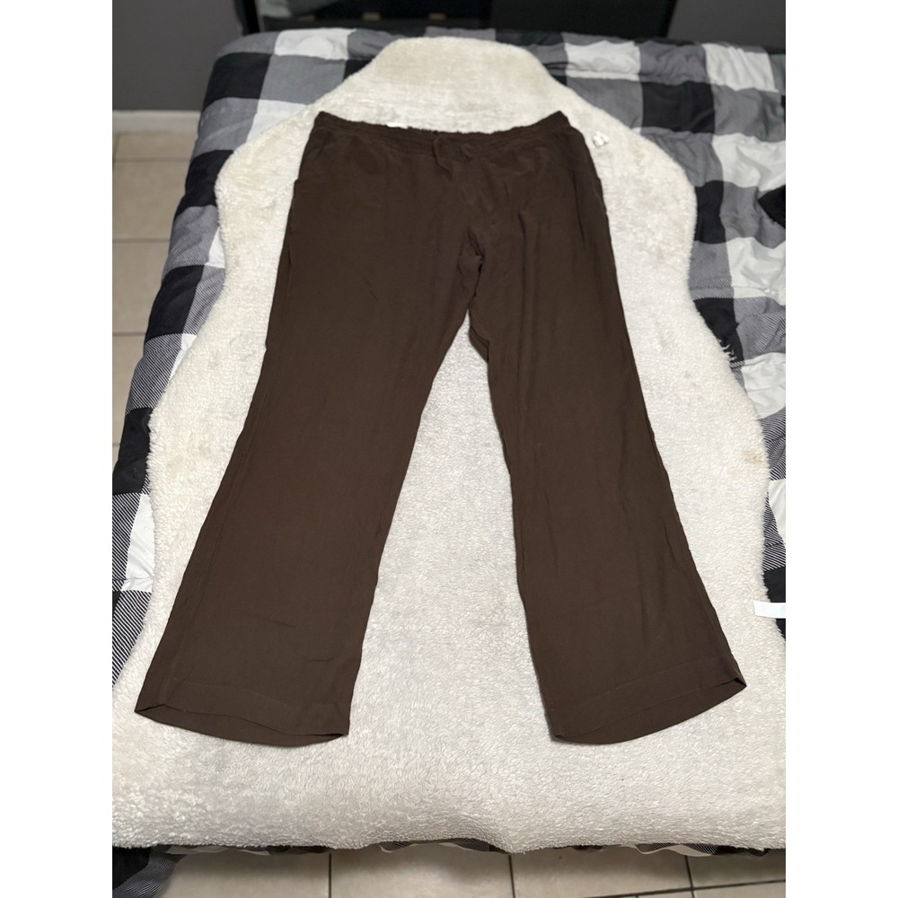 Old Navy Women's Brown Low Rise Wide Leg Jogger Pants Size XXL NWT